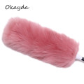 Sheepskin Duster with Duster with Long Handle